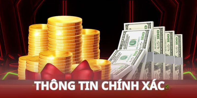 Thông tin phải đúng, trùng khớp với dữ liệu đã được người dùng đăng ký